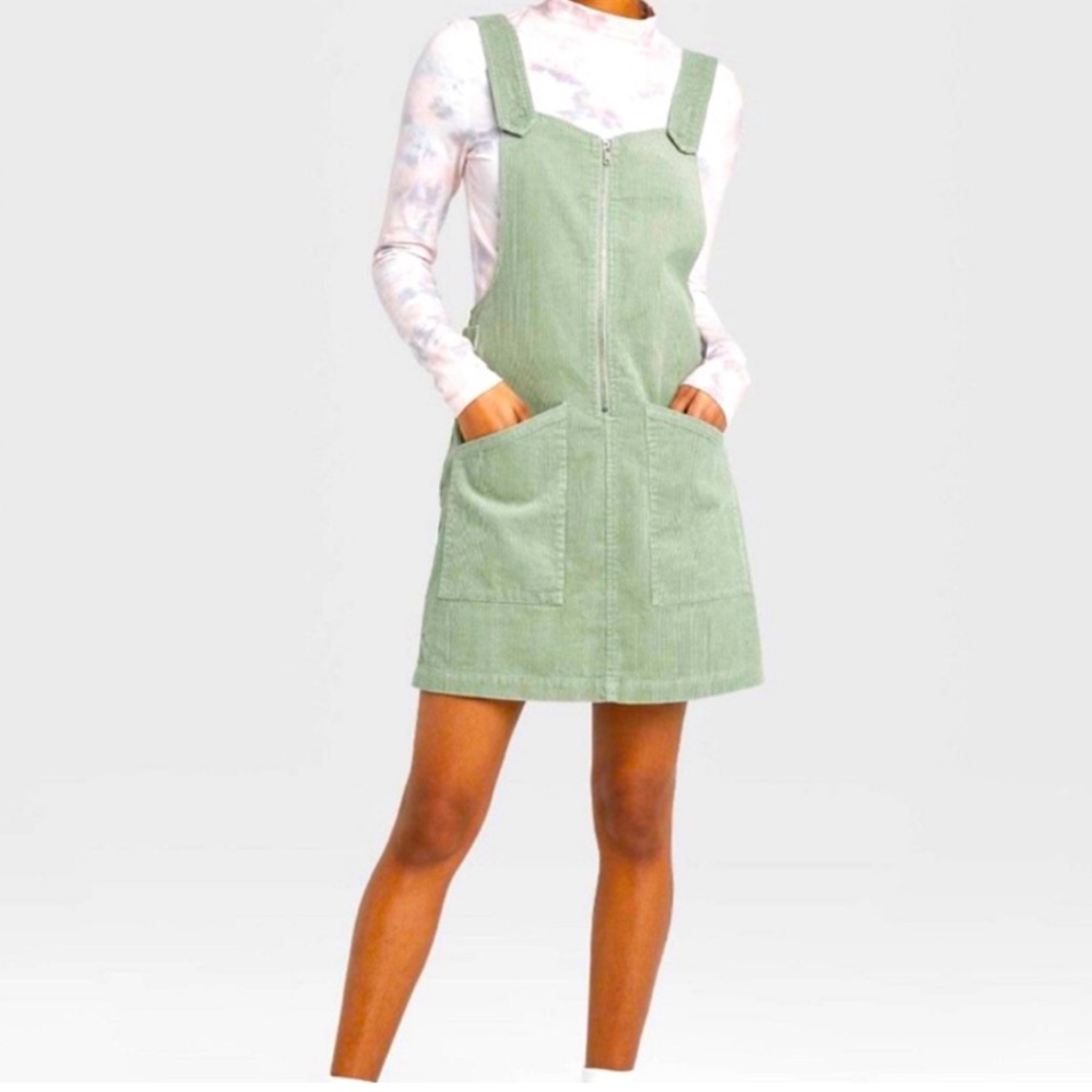 NWT Corduroy Overalls Dress